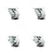Service Caster 3.25 Inch Semi Steel Swivel Caster Set with Roller Bearings 2 Brakes SCC SCC-30CS3420-SSR-2-SLB-2 - alternate 1